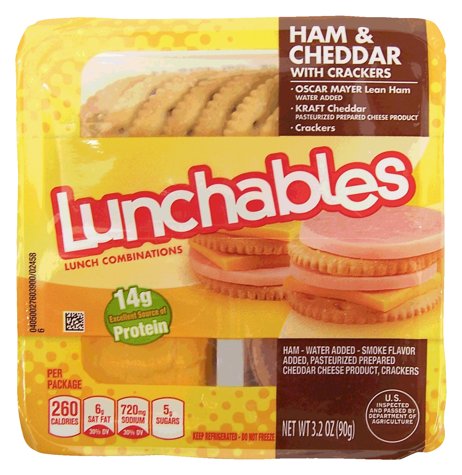 Oscar Mayer Lunchables Lunchables Ham & Cheddar Cheese Full-Size Picture